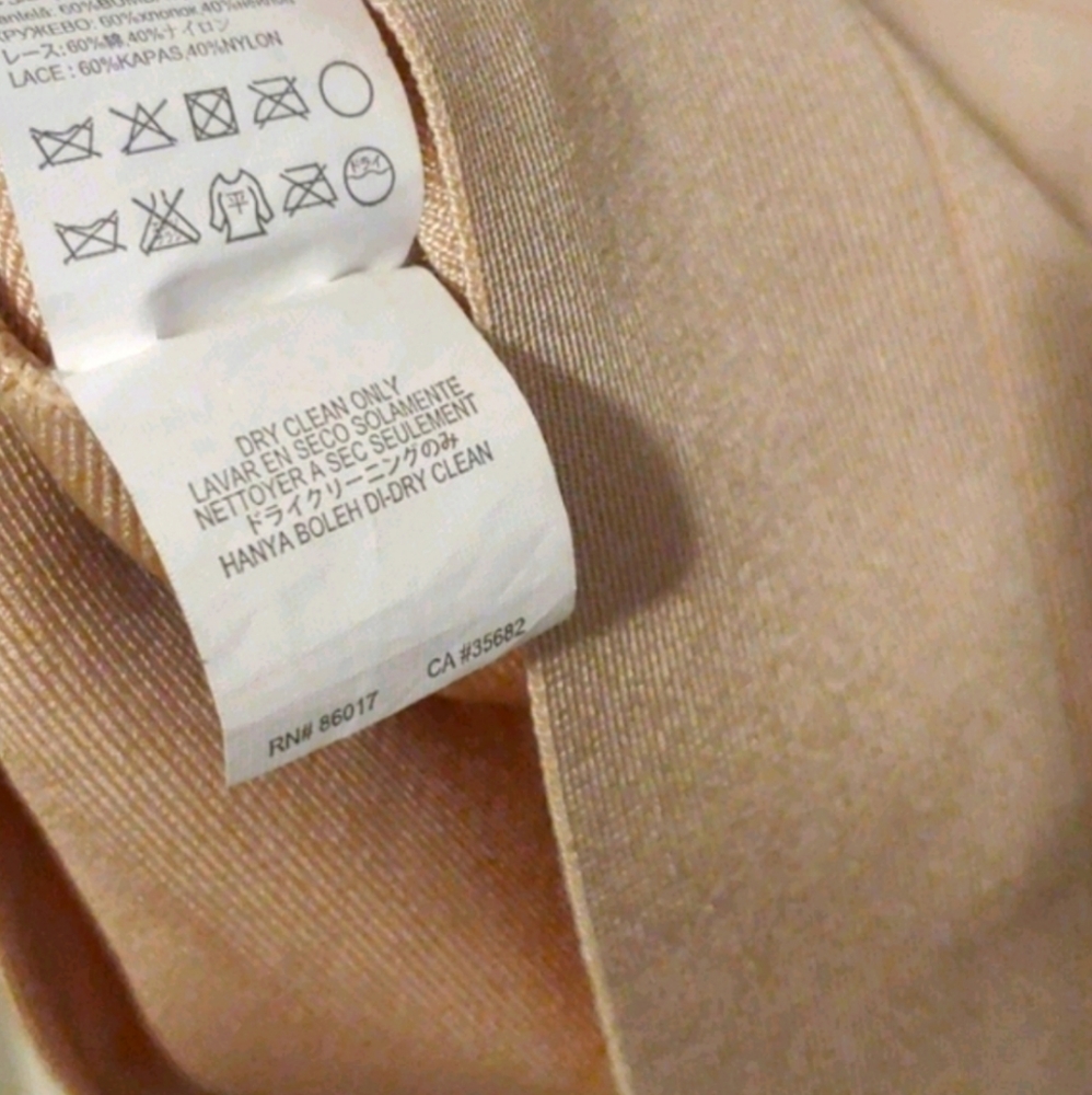 Cream Bebe Dress Nude Bodycon small/xs - Picture 7 of 7